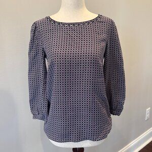 J. Crew 100% Silk Blouse